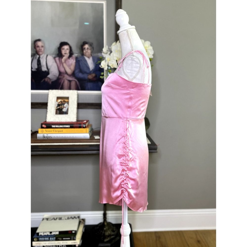 Amanda Uprichard X REVOLVE Chiara Dress Flamingo Women's Size Small - Picture 6 of 9